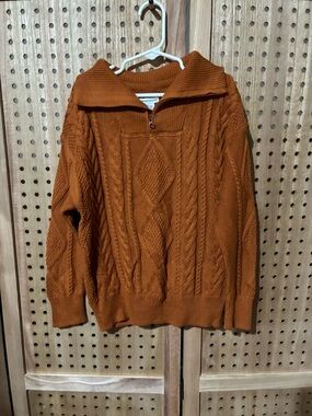 Amazon Essentials Peach Knit Pullover 6-7 Years